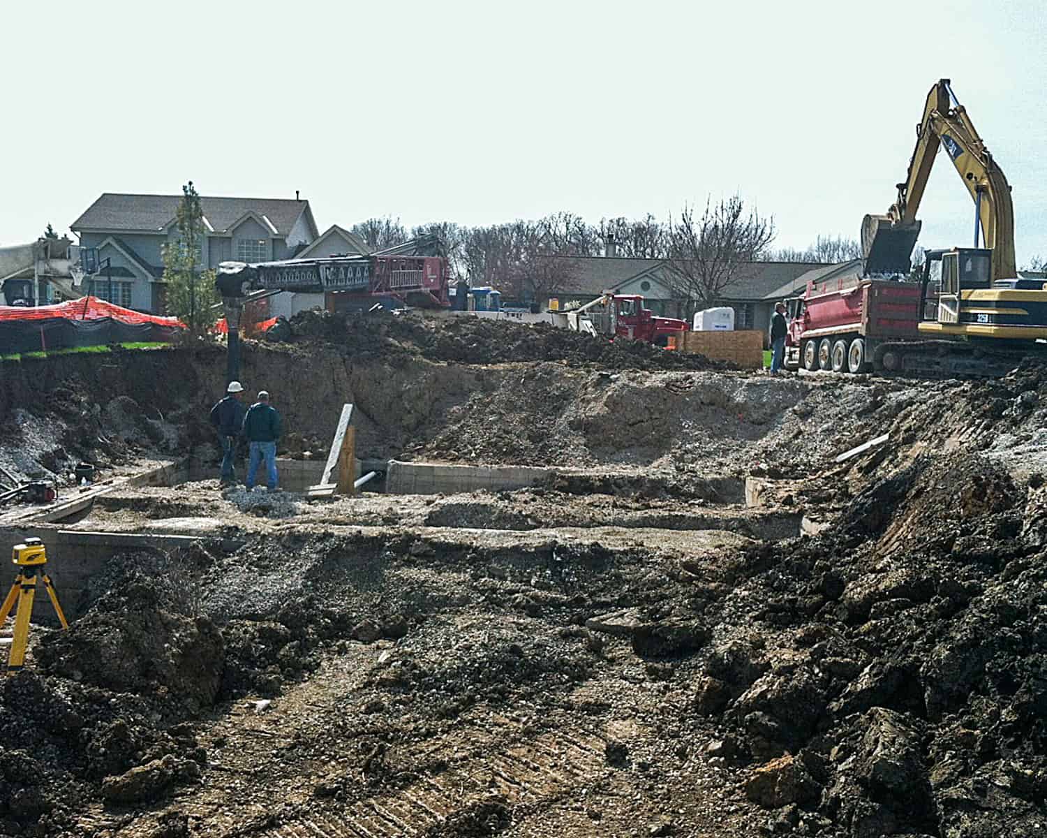 Lemel Homes Teardown, Rebuild, & Infill - Fire Rebuild - Foundation Excavation