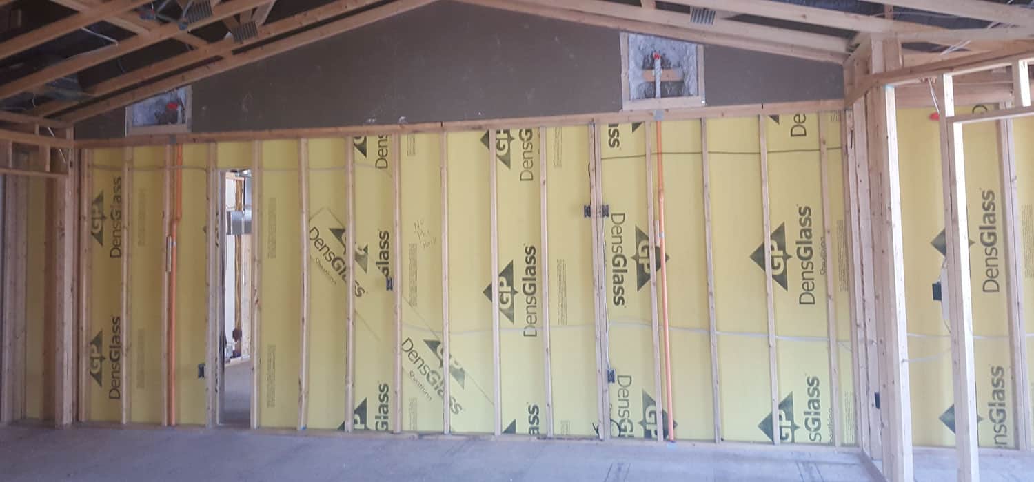 Lemel Homes Designers, Vendors & Subcontractors - Subcontractors - house framing with insulation