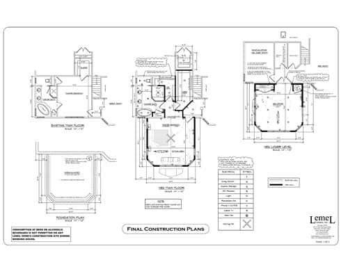 Lemel Testinonial 4C - architectural drawing of layout